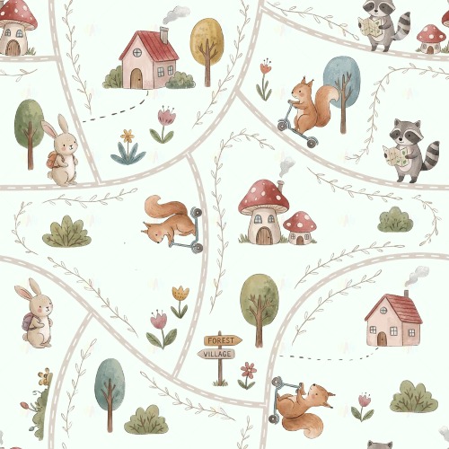 森林村庄漫游记